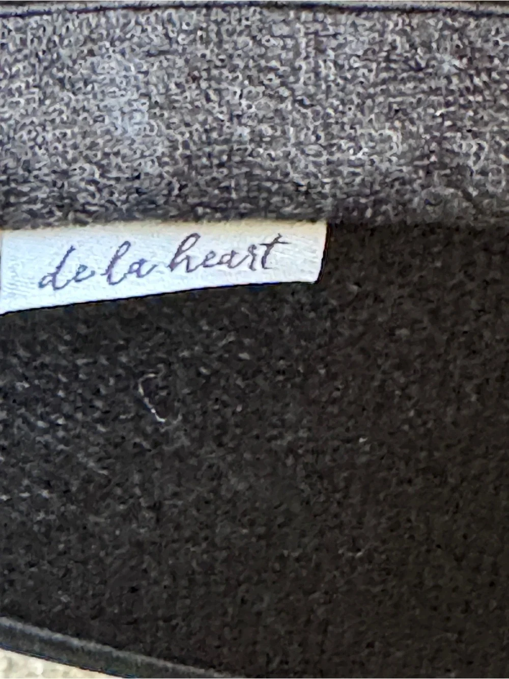 NEW De La Heart Elegant Black Wide-Brim Visor Hat - Women’s Sun Visor